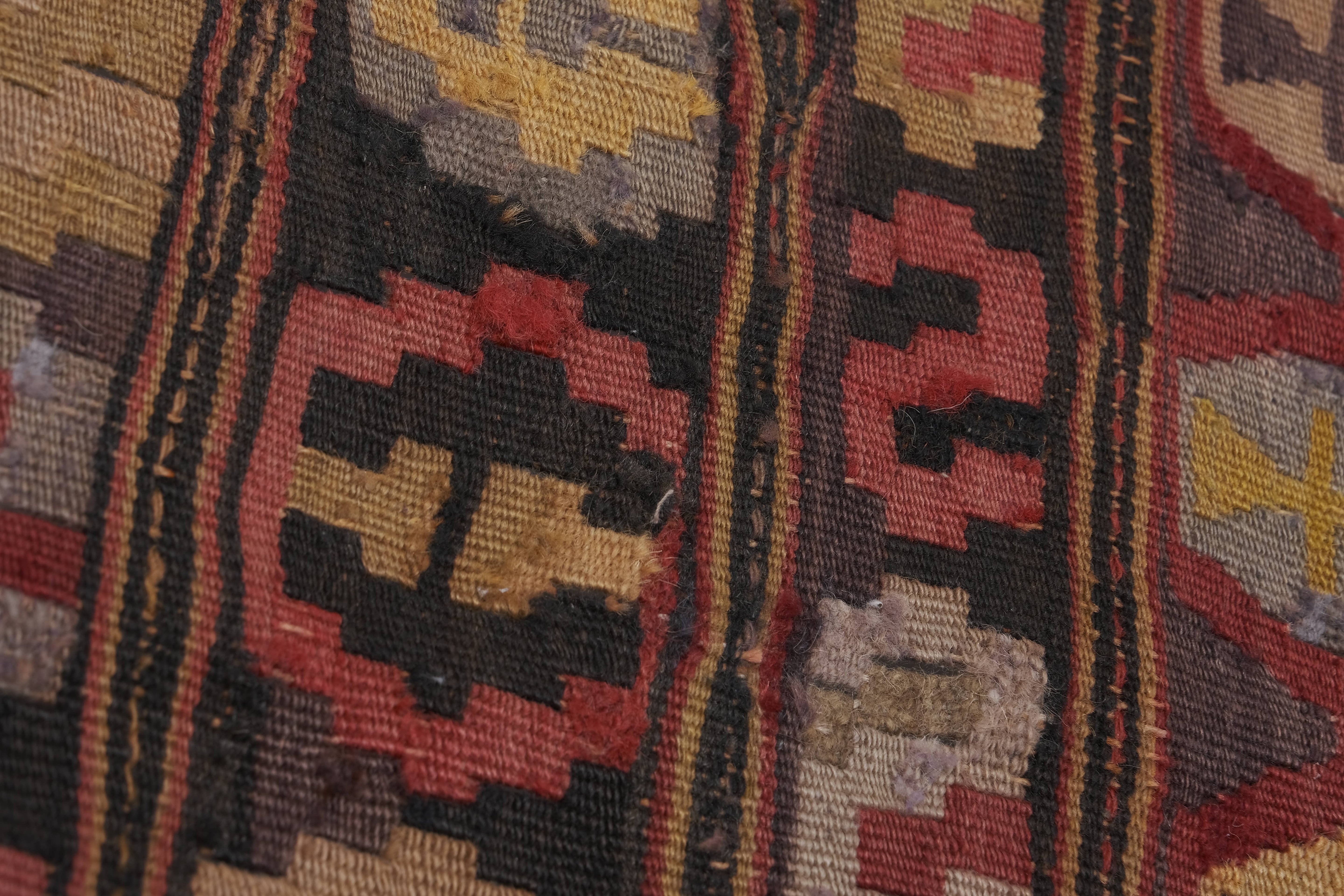 Vintage Turkish Kilim Rug 5'2'' x 7'11''