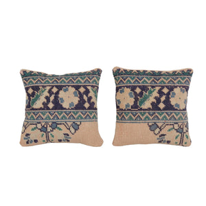 Rug Pillow Cover Set of 2 | 15'' x 15''