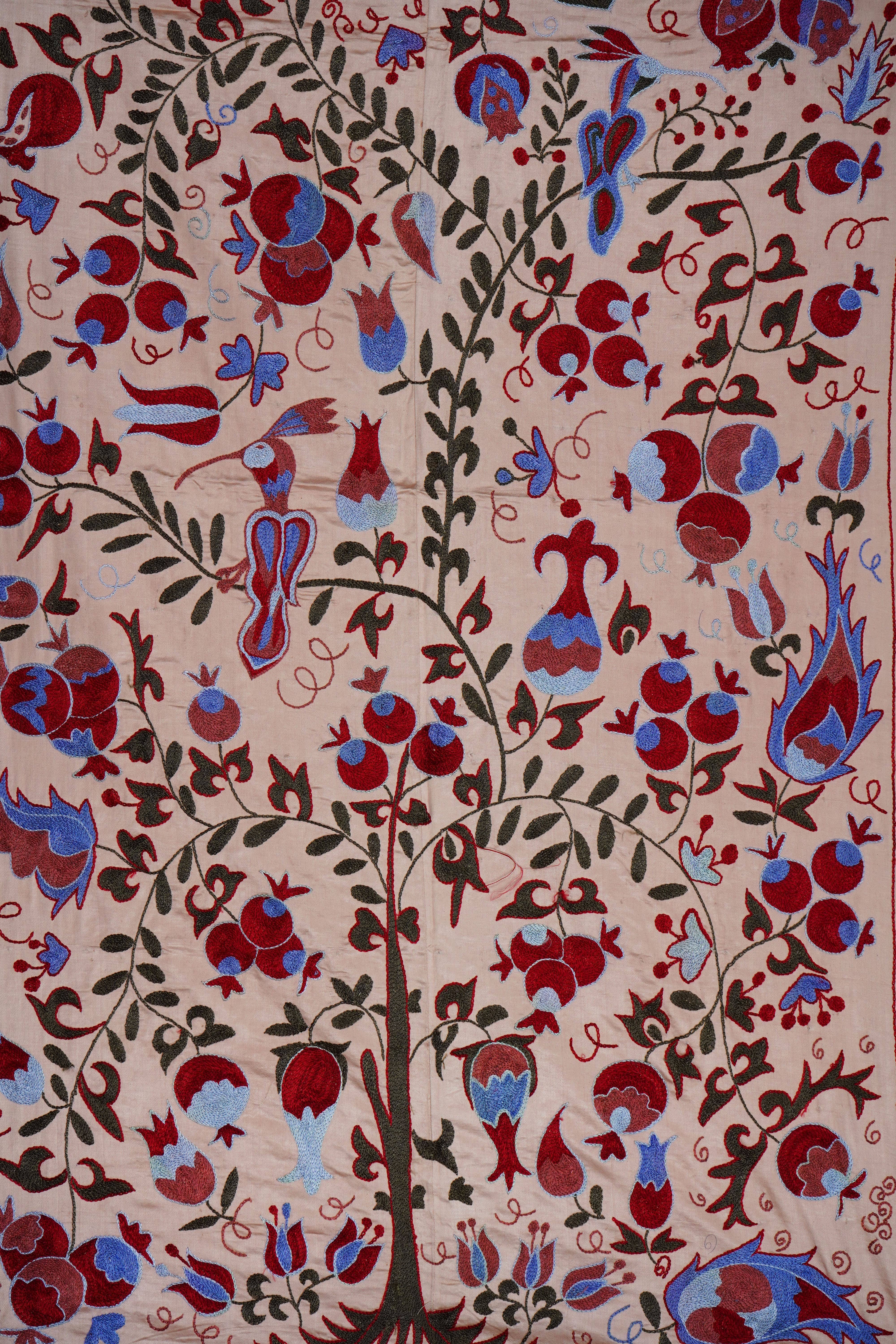 Suzani Wall Hanging & Bedspread | 3'5'' x 6'2''
