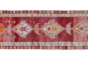 Vintage Herki Oushak Runner 2'9'' x 11'4''