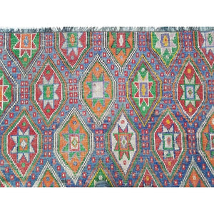 Vintage Turkish Kilim Rug 6'1'' x 7'5''