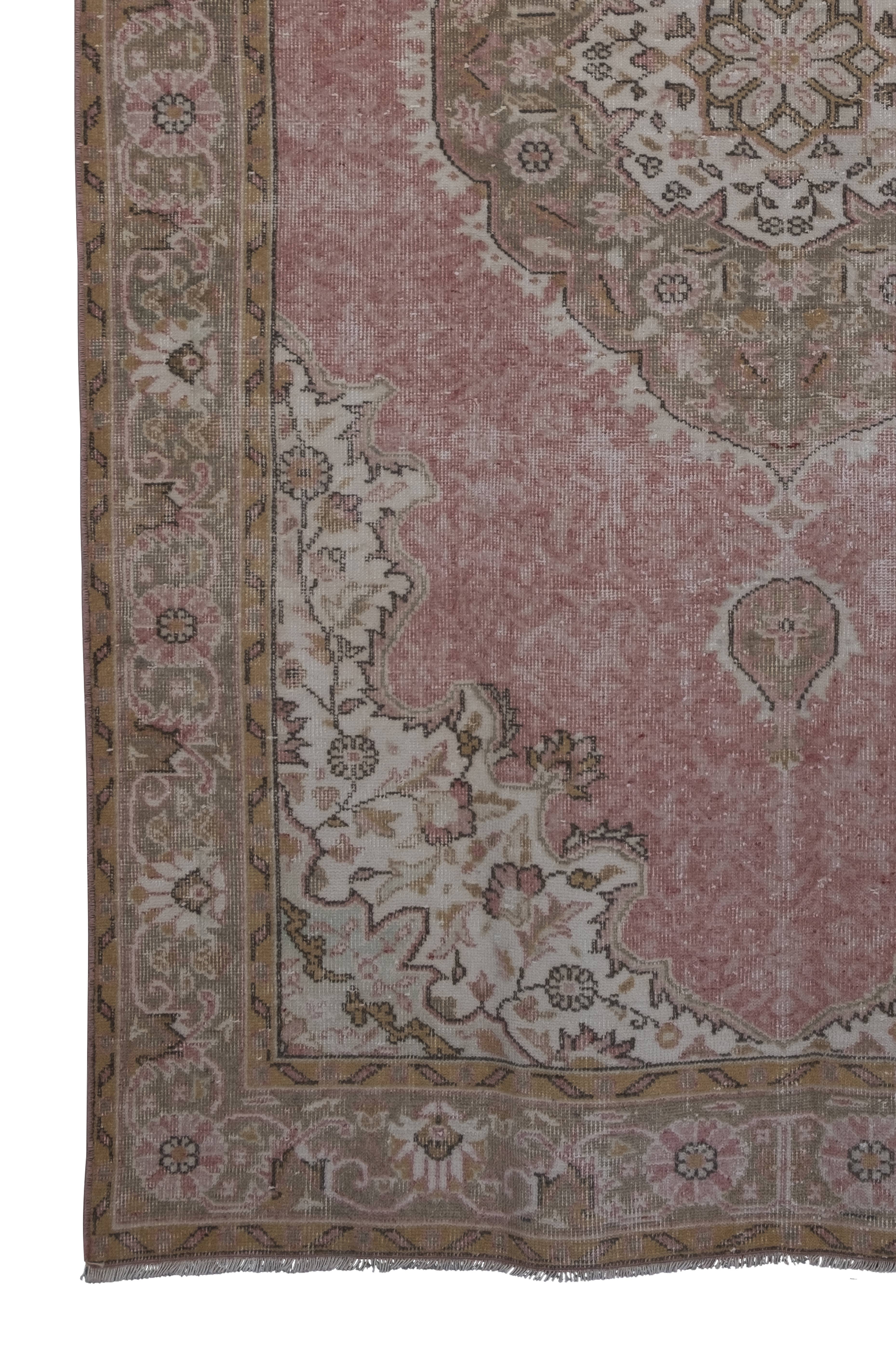 Vintage Turkish Rug 5'9'' x 9'6''