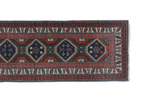 Vintage Oushak Runner 2'2'' x 10'4''