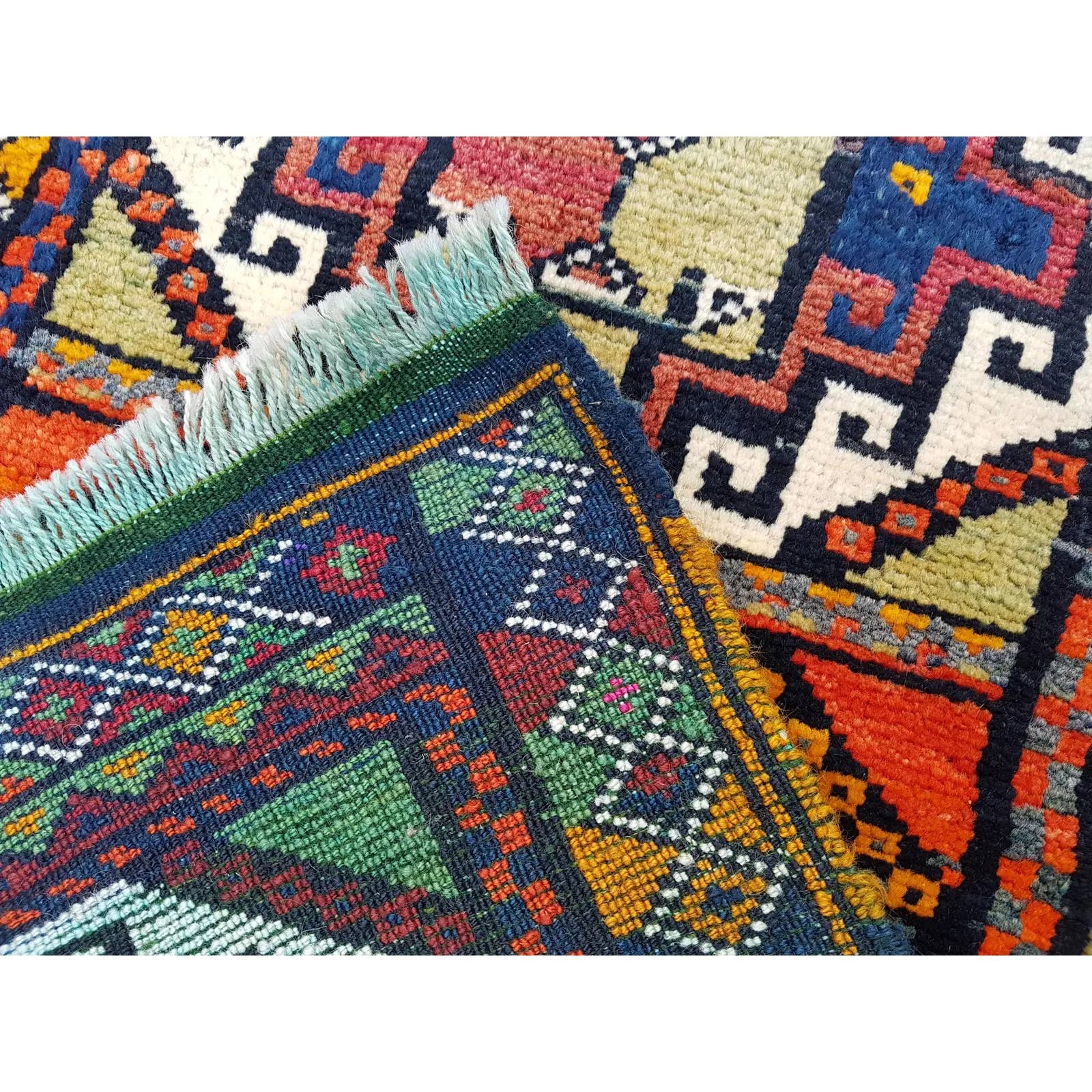 Vintage Yastik Rug 22'' x 39''