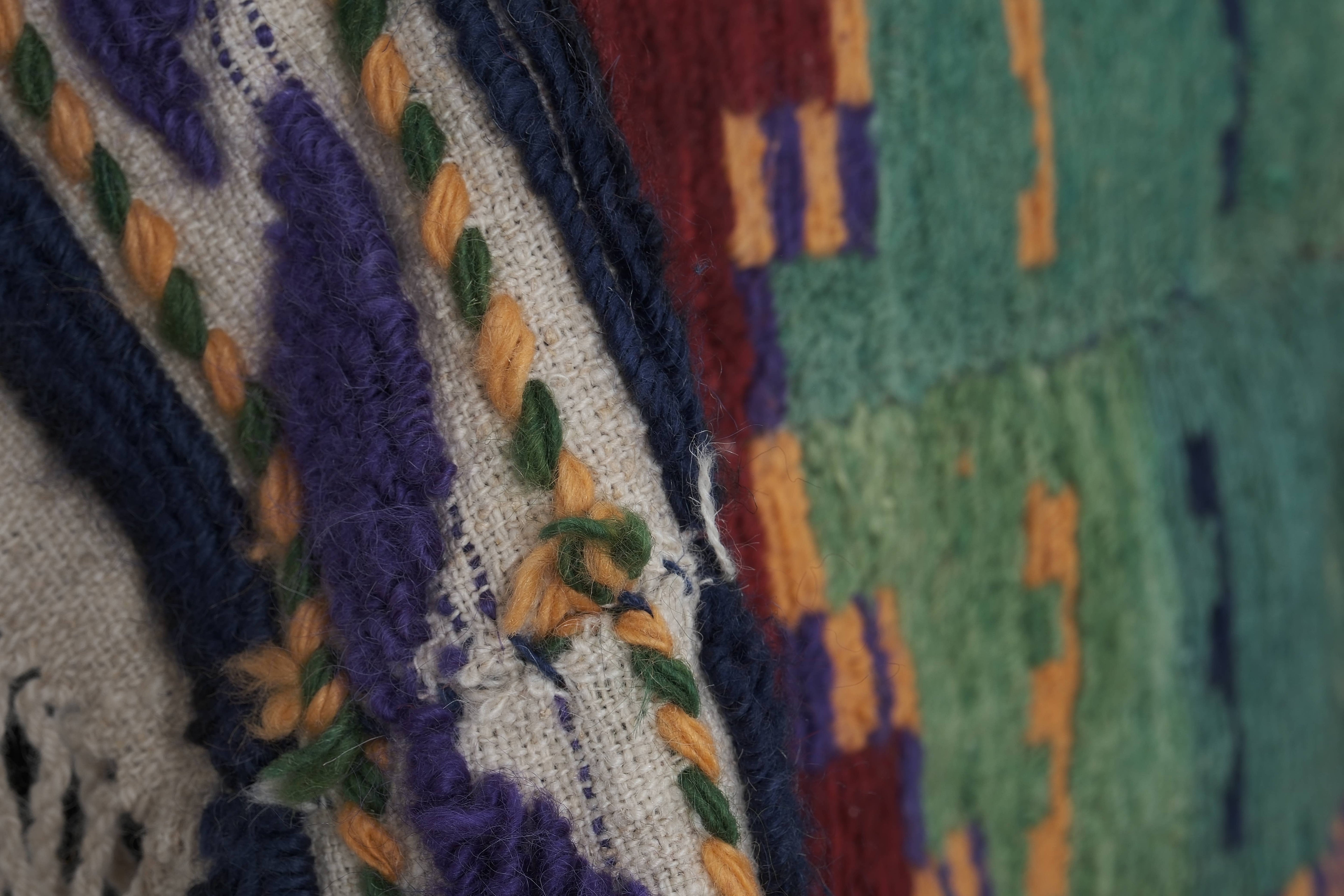 Vintage Turkish Tulu Rug 3'5'' x 5'2''