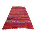 Vintage Turkish Kilim Rug 4'11'' x 8'1''