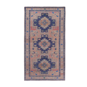 Vintage Caucasian Rug 4'9'' x 8'7''
