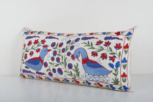 Duck Suzani Bedding Pillow Cover | 18'' x 36''