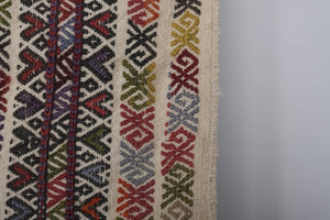 Vintage Turkish Kilim Rug 5'1'' x 11'9''