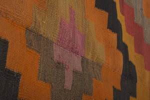 Vintage Turkish Kilim Rug 6'5'' x 10'6''