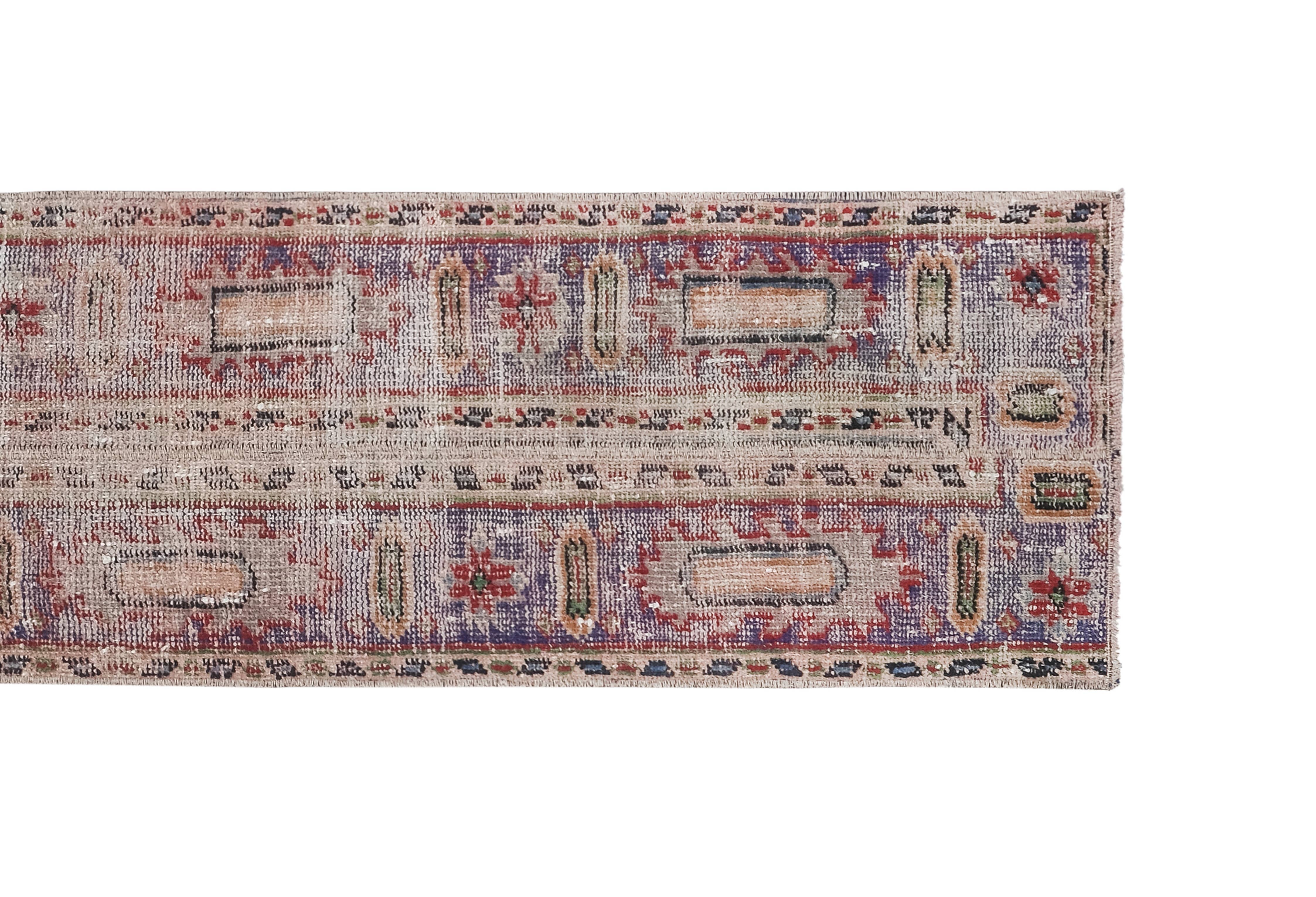 Vintage Turkish Runner Rug 1'8'' x 7'2''