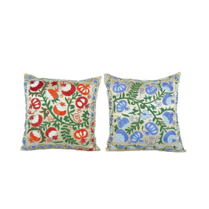 Suzani Pillow Cover Set of 2 | 19'' x 19''