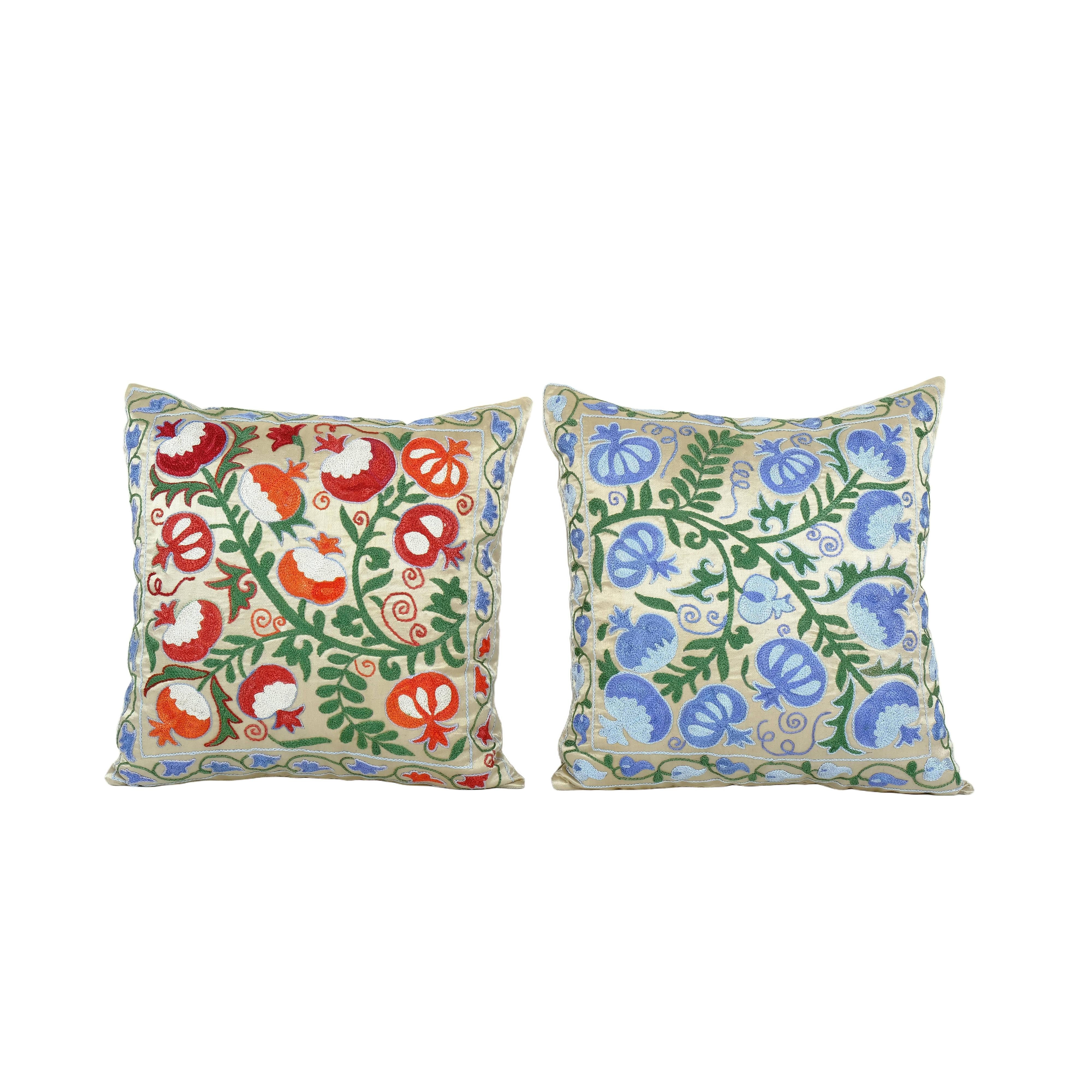 Suzani Pillow Cover Set of 2 | 19'' x 19''