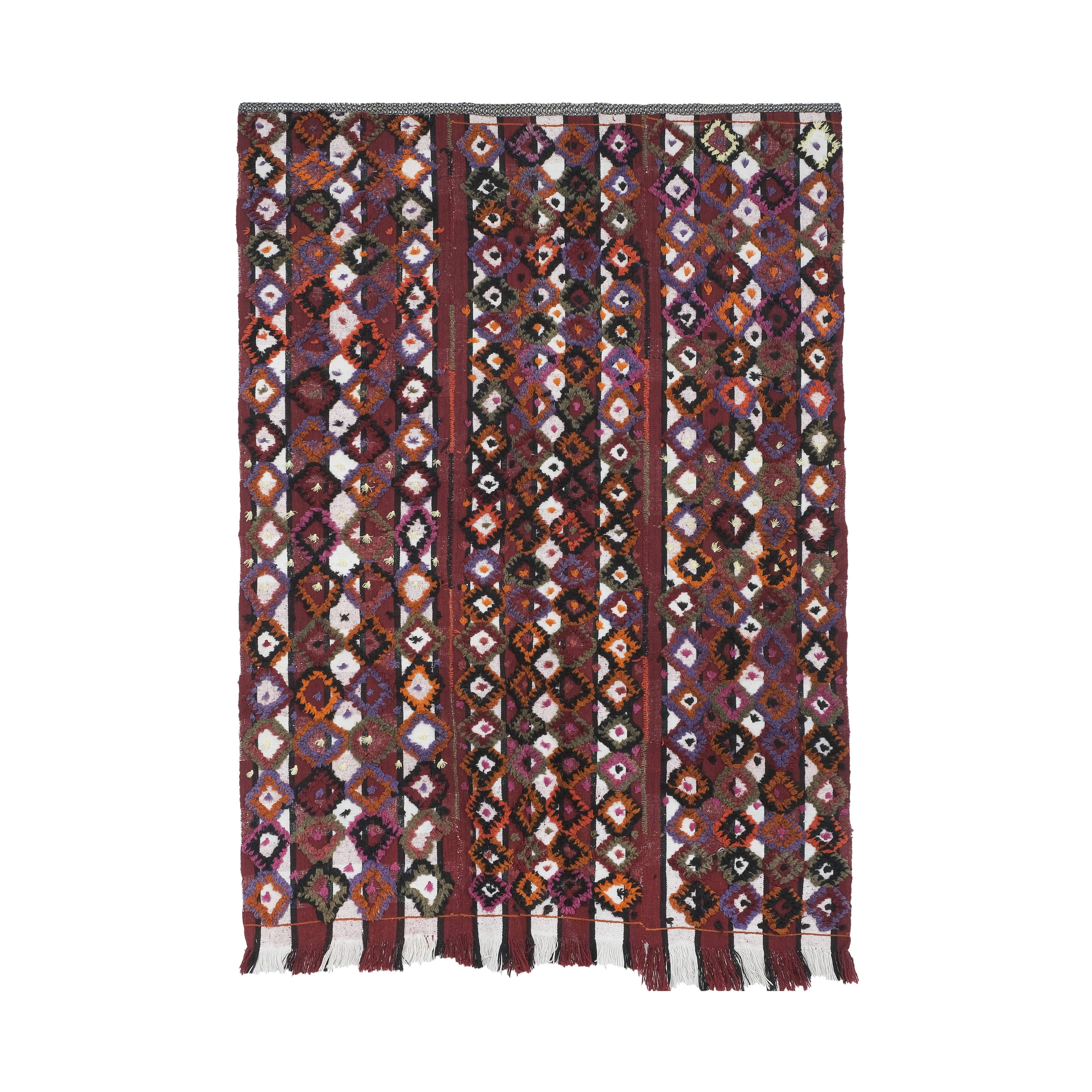 Vintage Turkish Tulu Rug 5'1'' x 7'1''