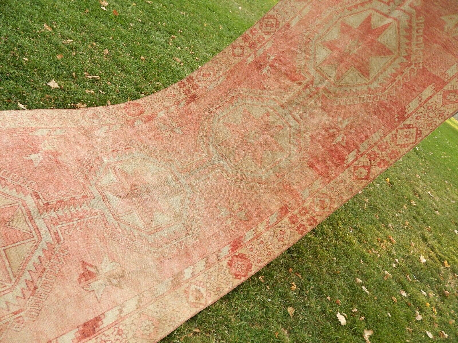 Vintage Oushak Rug 4'6'' x 12'8''