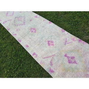 Vintage Turkish Runner Rug 2'7'' x 11'6''