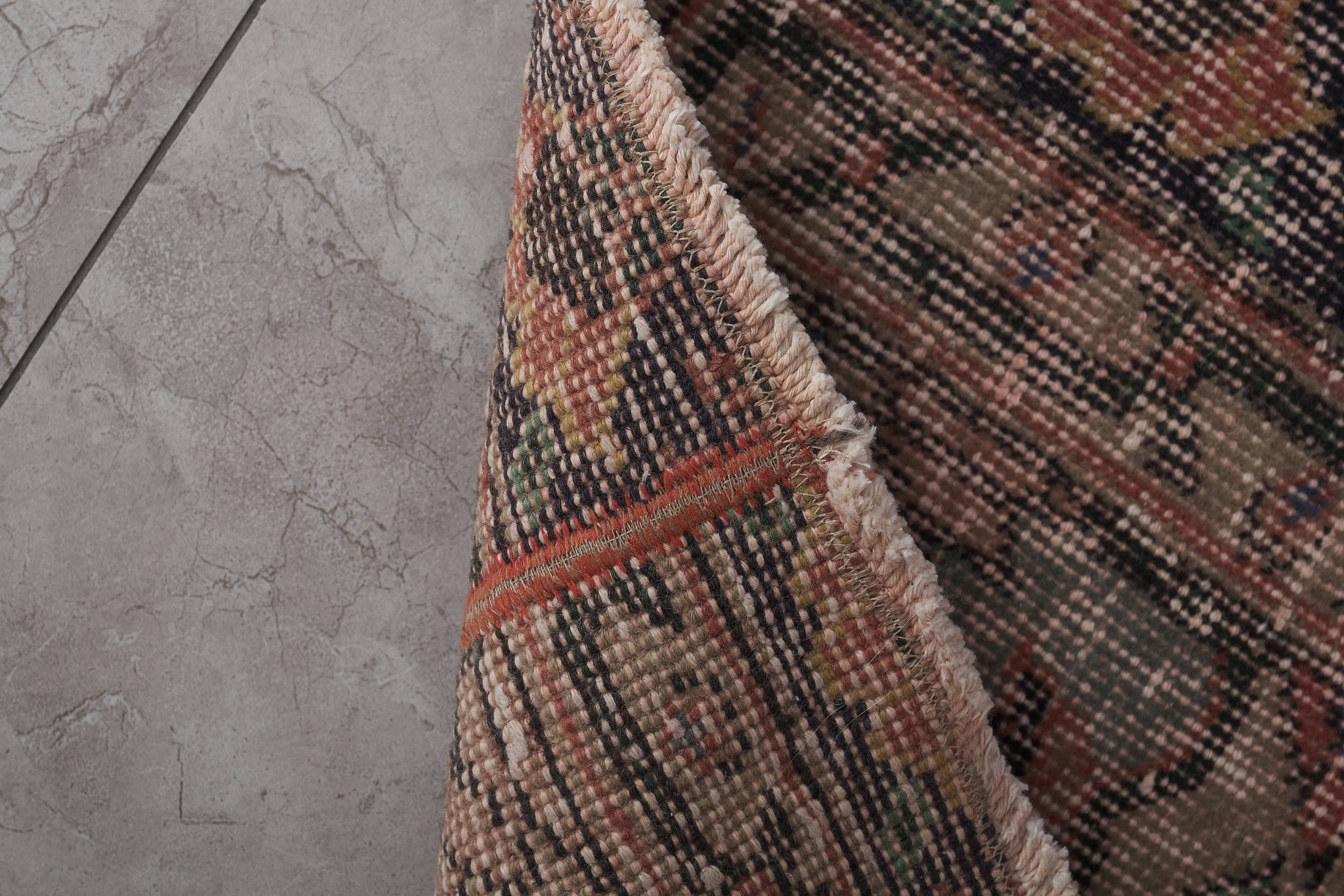 Vintage Turkish Runner Rug 2'2'' x 11'8''