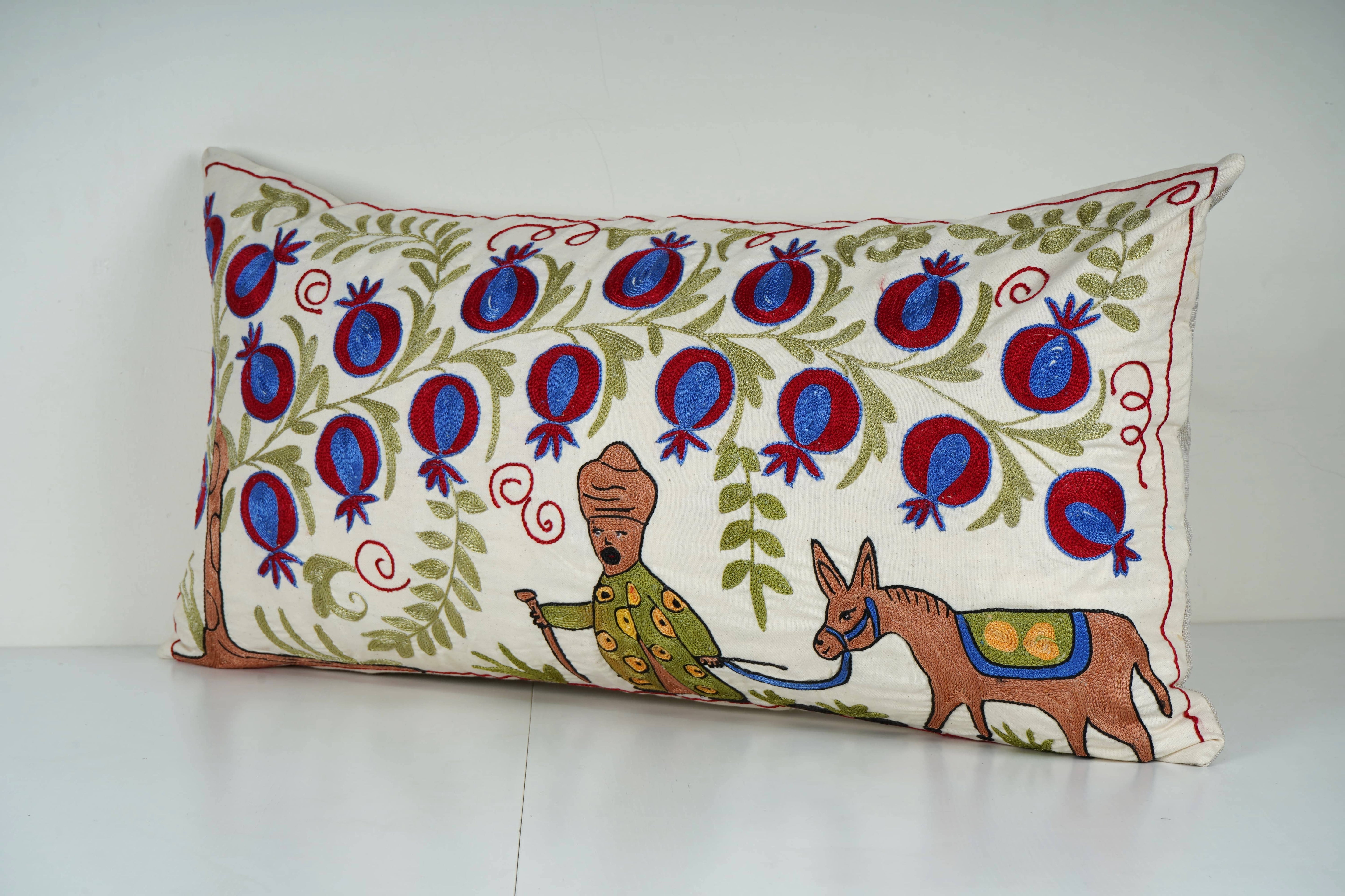 Suzani Bedding Pillow Cover | 18'' x 33''