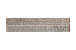 Vintage Turkish Anatolian Oushak Runner 2'6'' x 9'9''