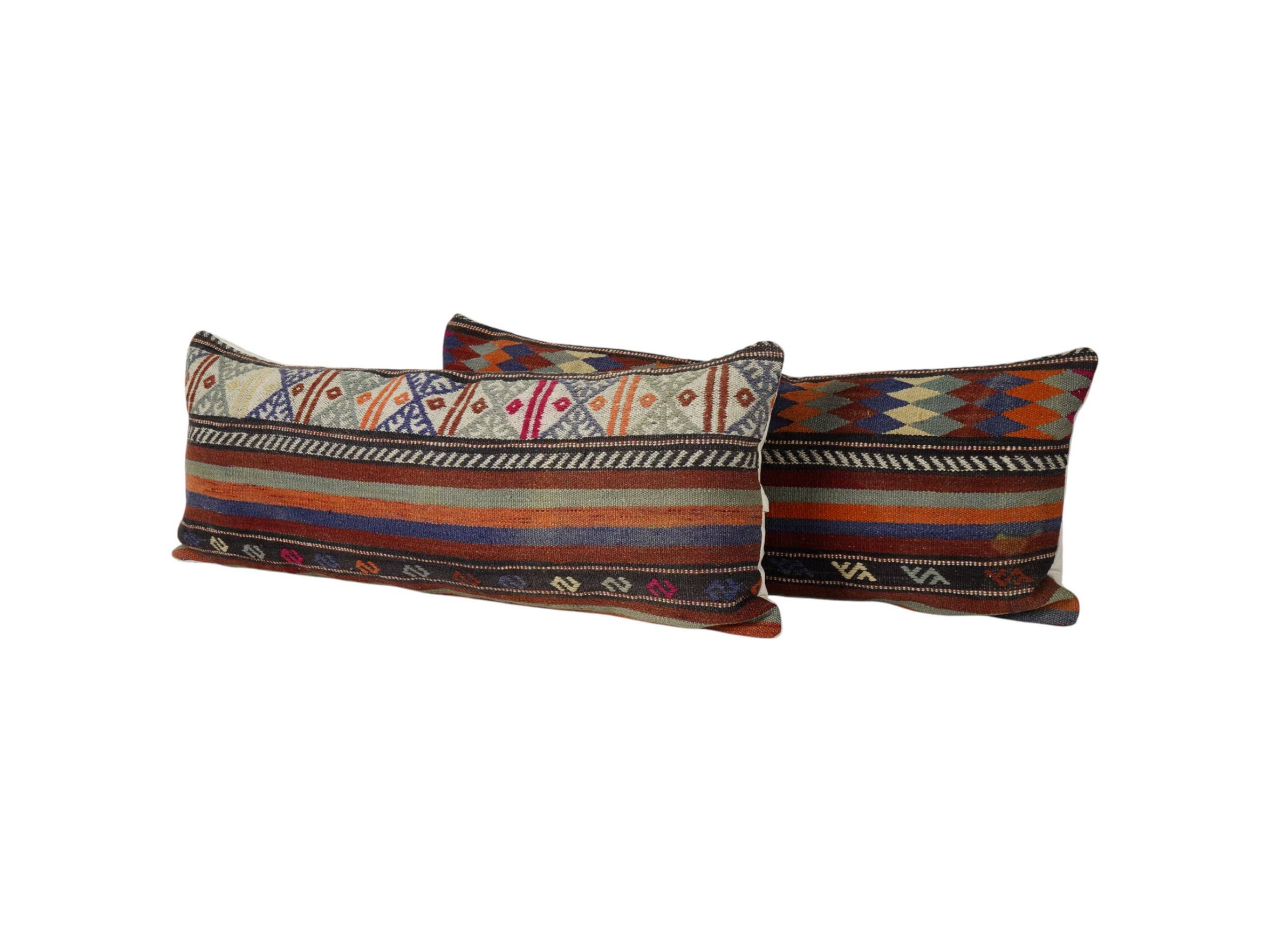 Kilim Bedding Pillow Cover Set of 2 | 15'' x 40''