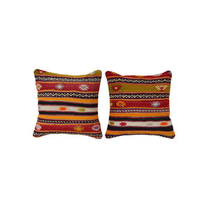 Kilim Pillow Cover Set of 2 | 20'' x 20''