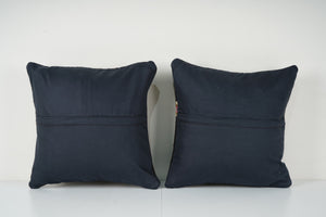 Kilim Pillow Cover Set of 2 | 16'' x 16''