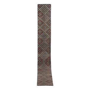 Vintage Kilim Runner 2'2'' x 15'11''