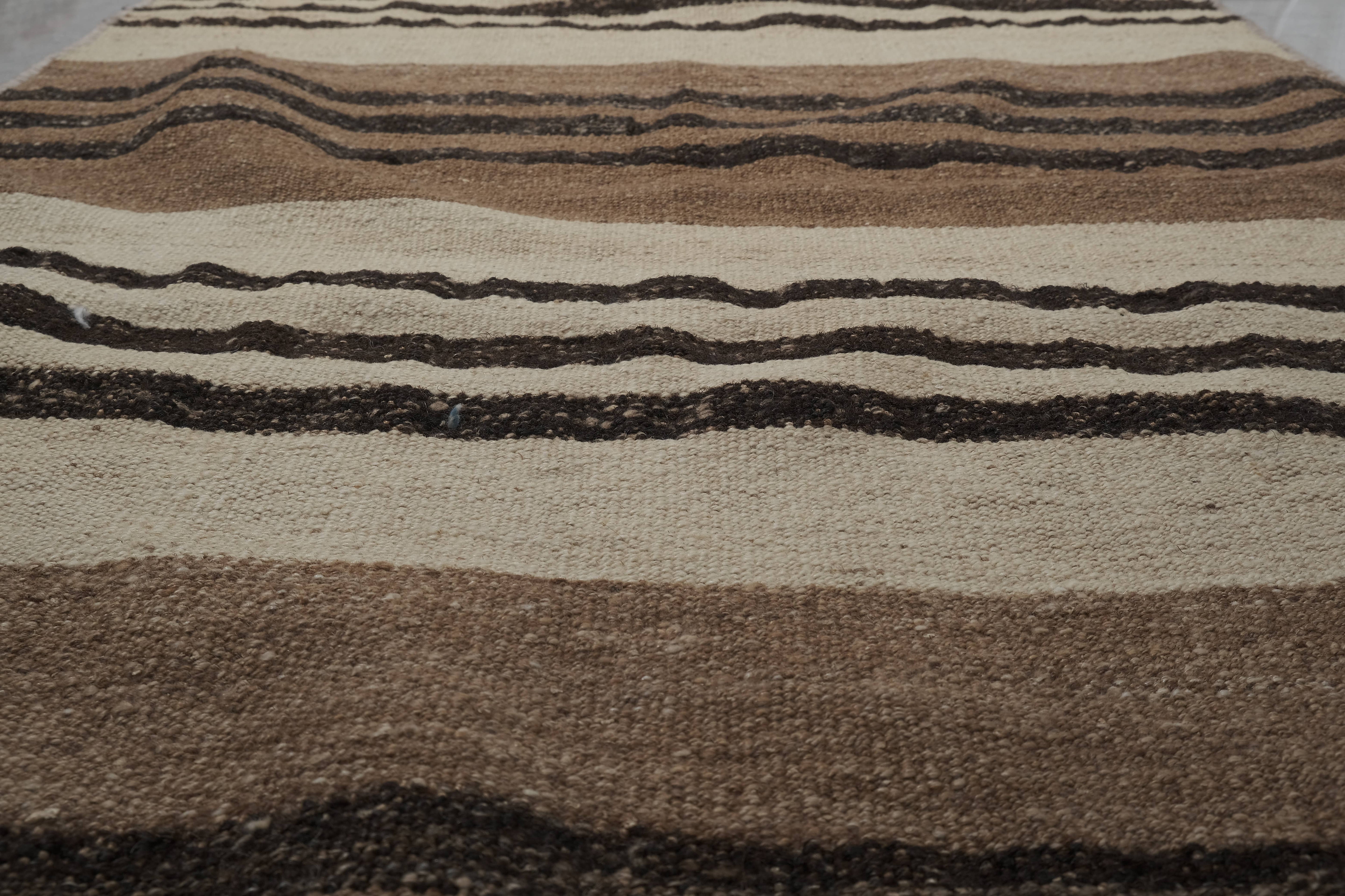 Vintage Turkish Kilim Runner 2'4'' x 25'11''