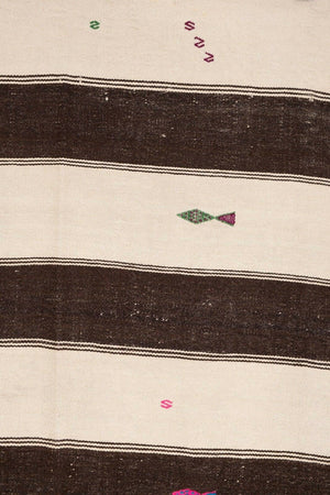 Vintage Turkish Kilim Rug 5'10'' x 11'4''