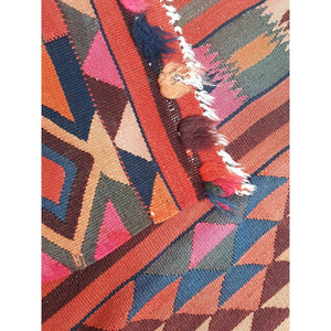 Vintage Turkish Kilim Runner 2'4'' x 8'4''