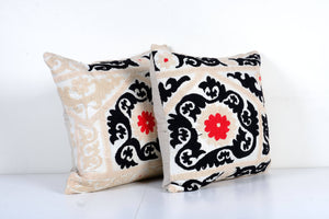 Suzani Pillow Cover Set of 2 | 21'' x 21''