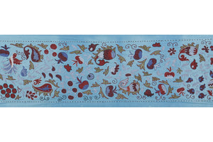Hand-Embroidered Suzani Wall Hanging & Bedspread 1'9'' x 6'3''