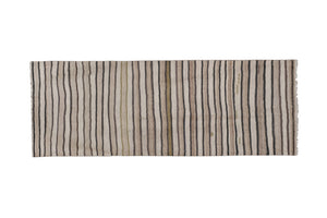 Vintage Turkish Kilim Runner 3'7'' x 9'3''