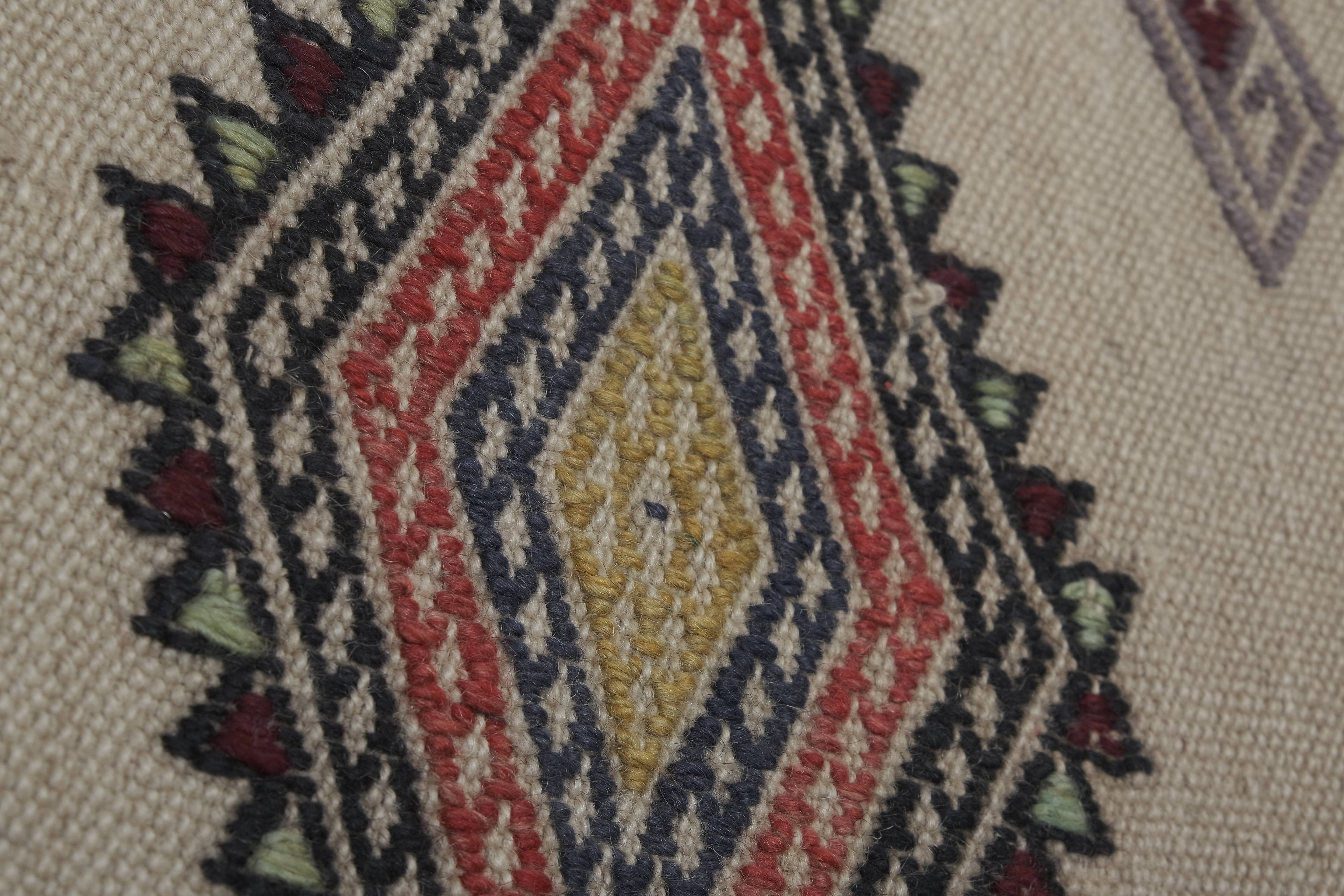 Vintage Turkish Kilim Runner 1'11'' x 13'8''