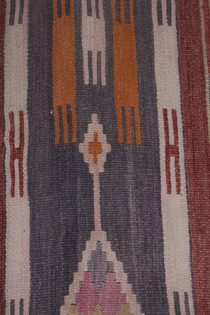 Vintage Turkish Anatolian Kilim Runner 2'7'' x 10'9''