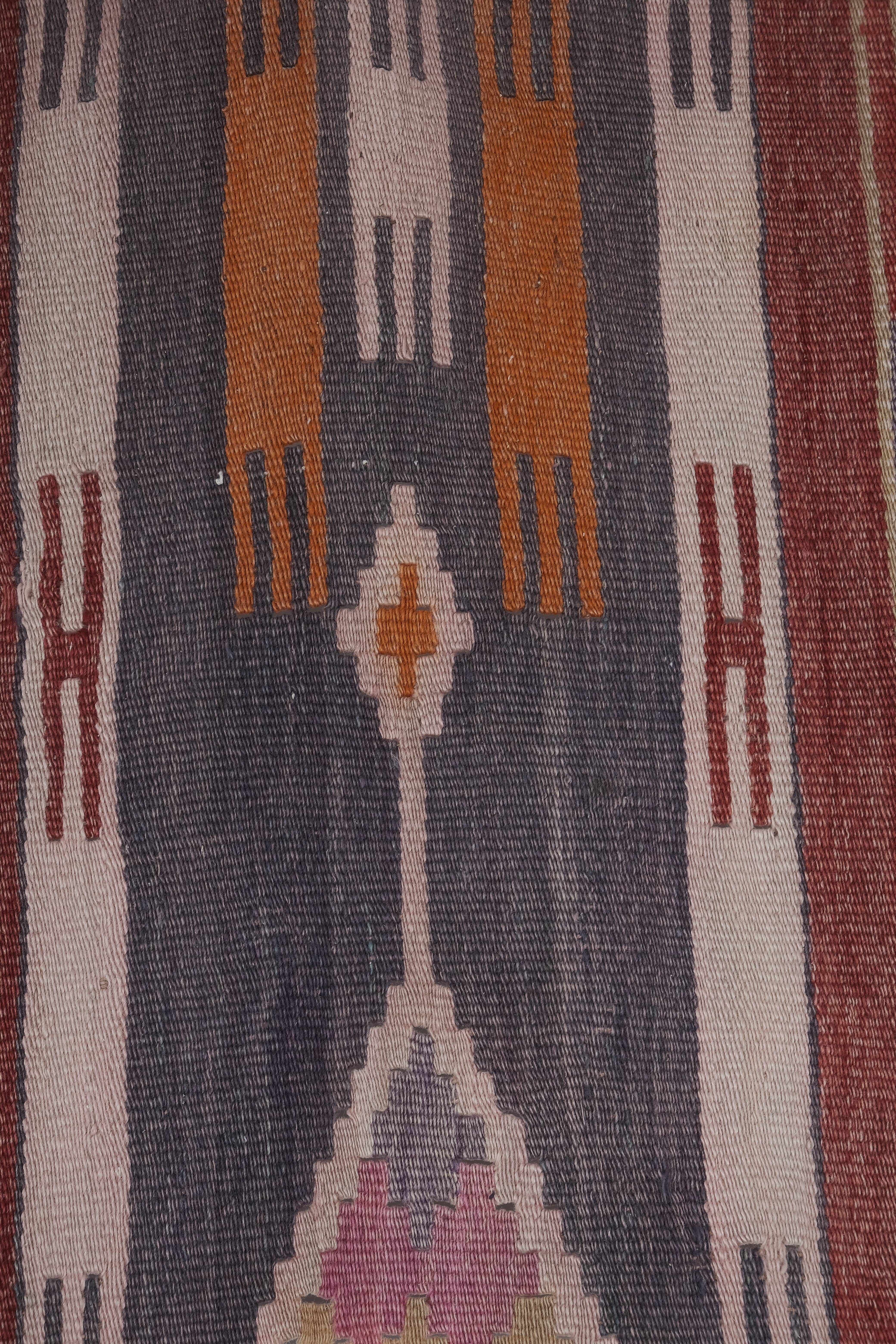 Vintage Turkish Anatolian Kilim Runner 2'7'' x 10'9''