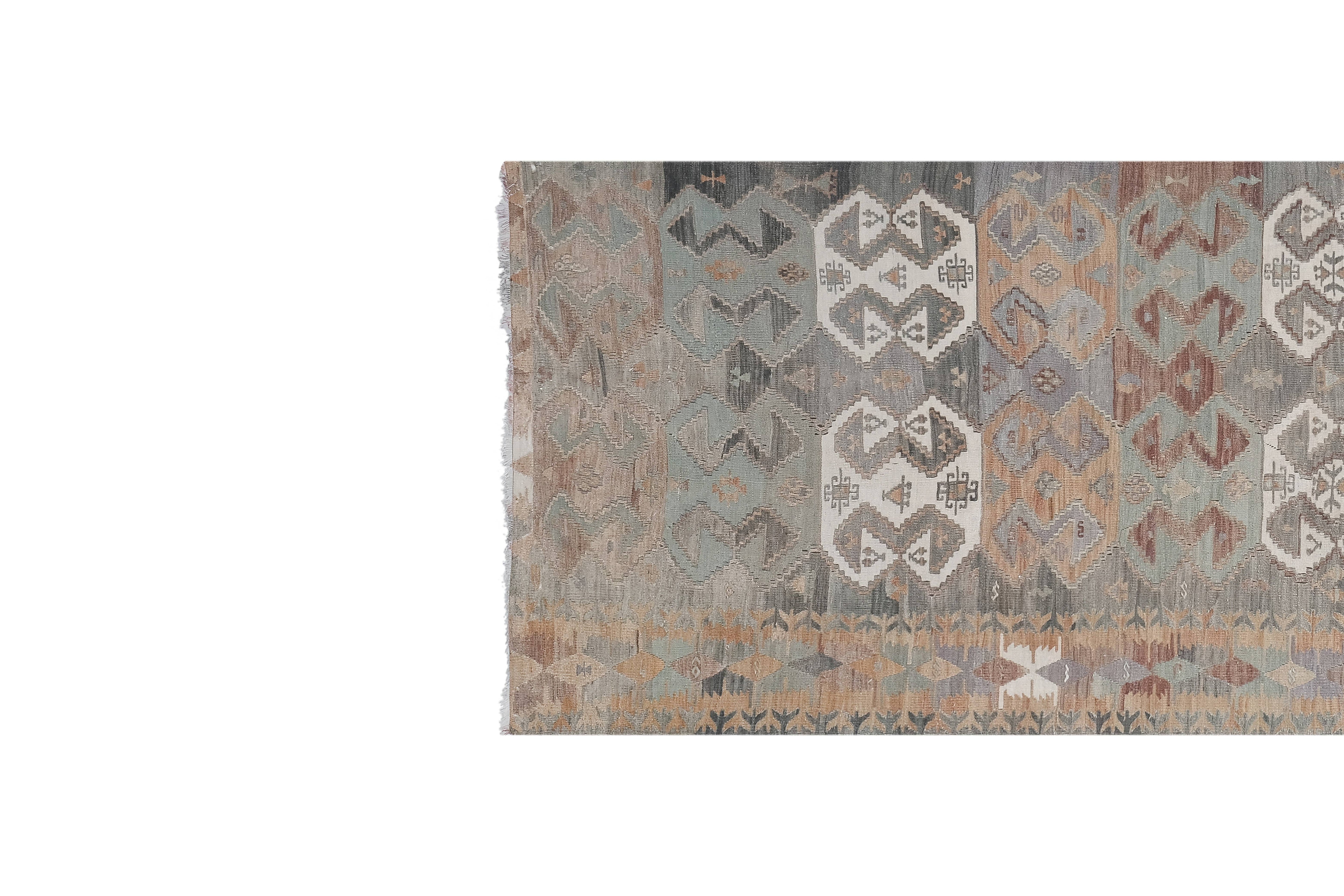 Vintage Kilim Runner 4' x 12'