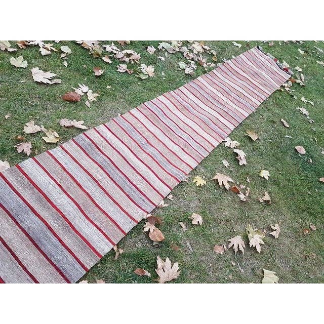 Vintage Turkish Runner Rug 2' x 30'6''