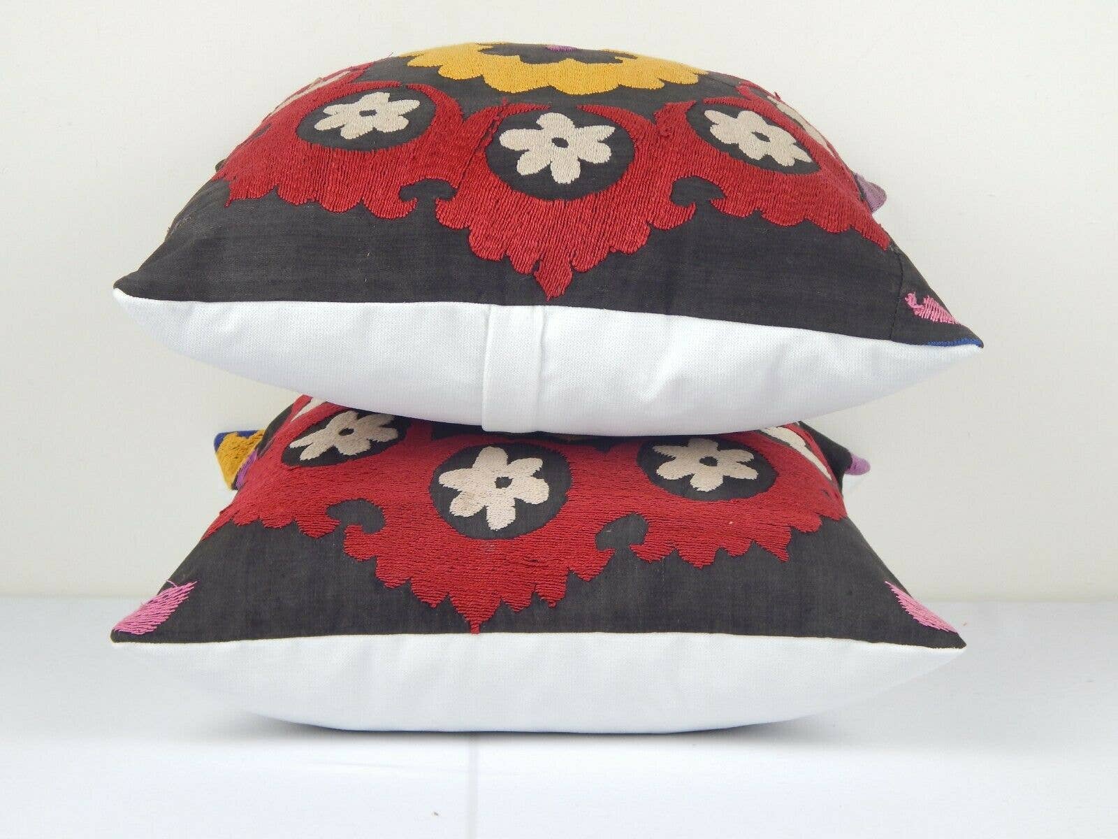 Suzani Pillow Cover Set of 2 | 16'' x 16''