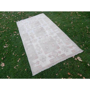 Vintage Oushak Rug 4'3'' x 8'