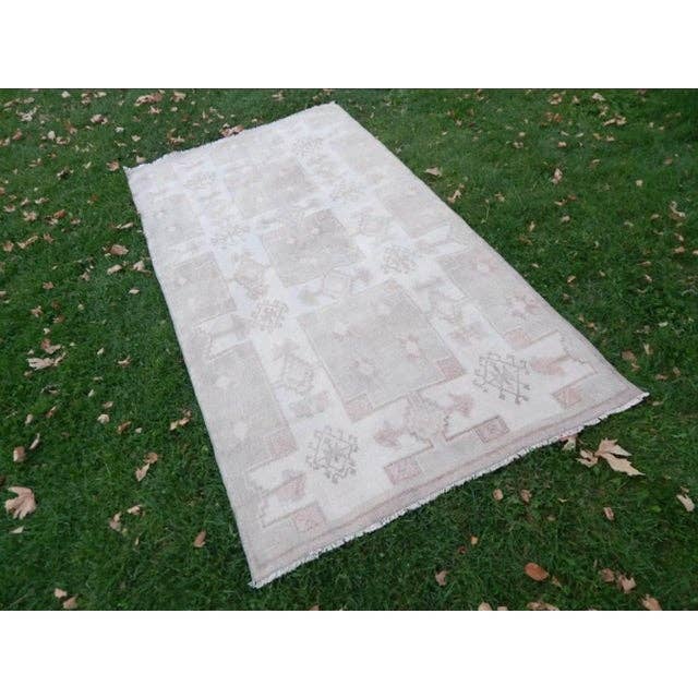 Vintage Oushak Rug 4'3'' x 8'