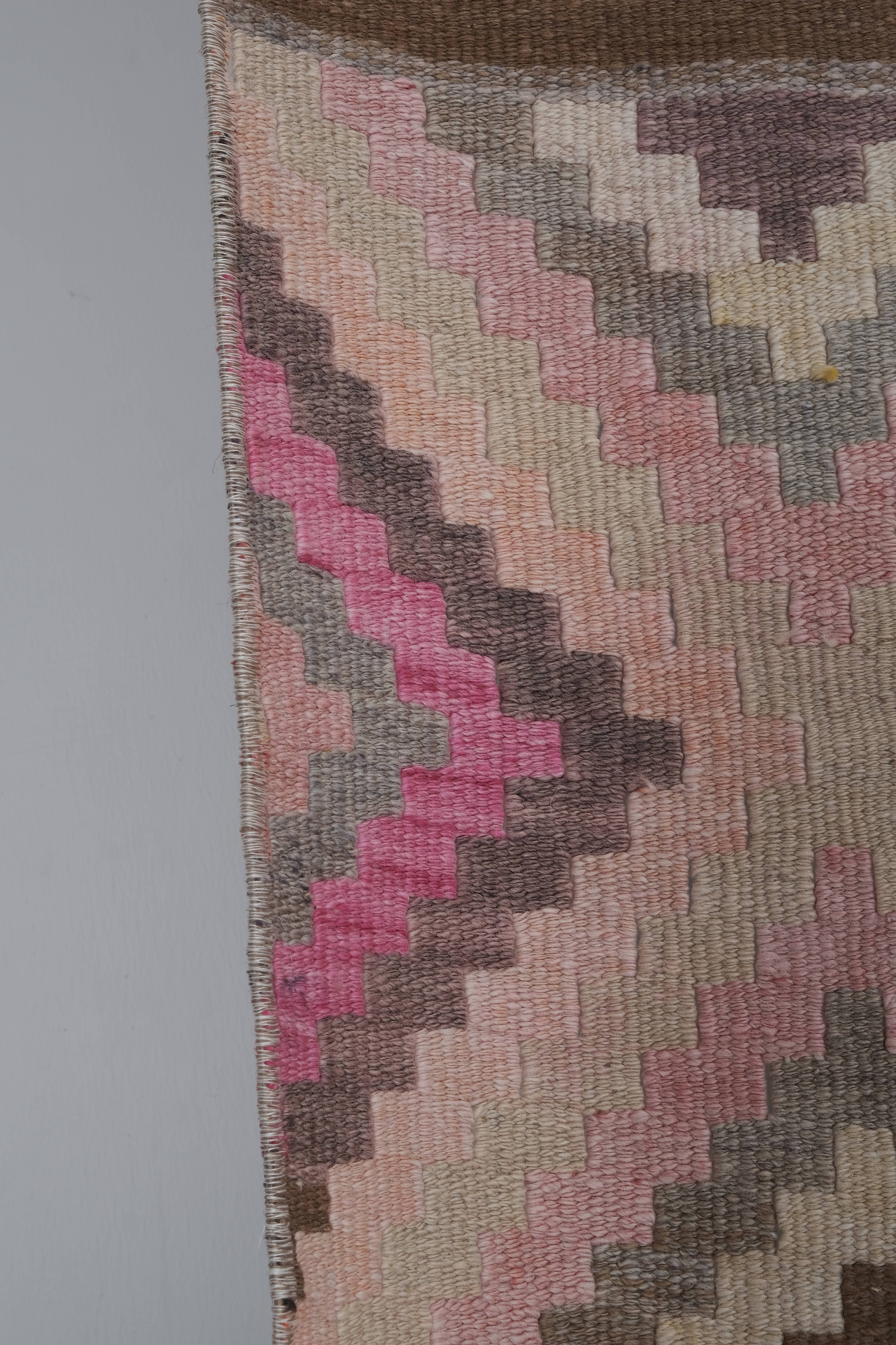Vintage Turkish Kilim Runner 2'5'' x 22'6''