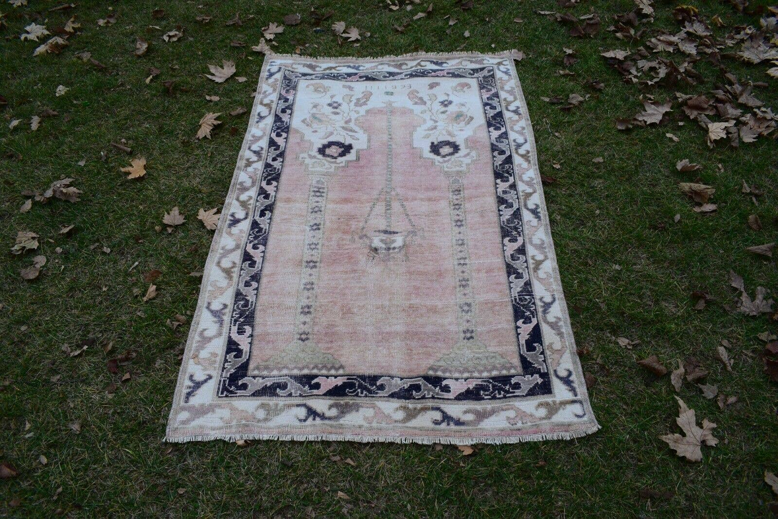 Vintage Oushak Rug 3'6'' x 5'8''