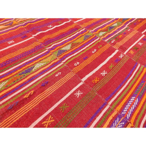 Vintage Turkish Kilim Rug 4'11'' x 8'1''