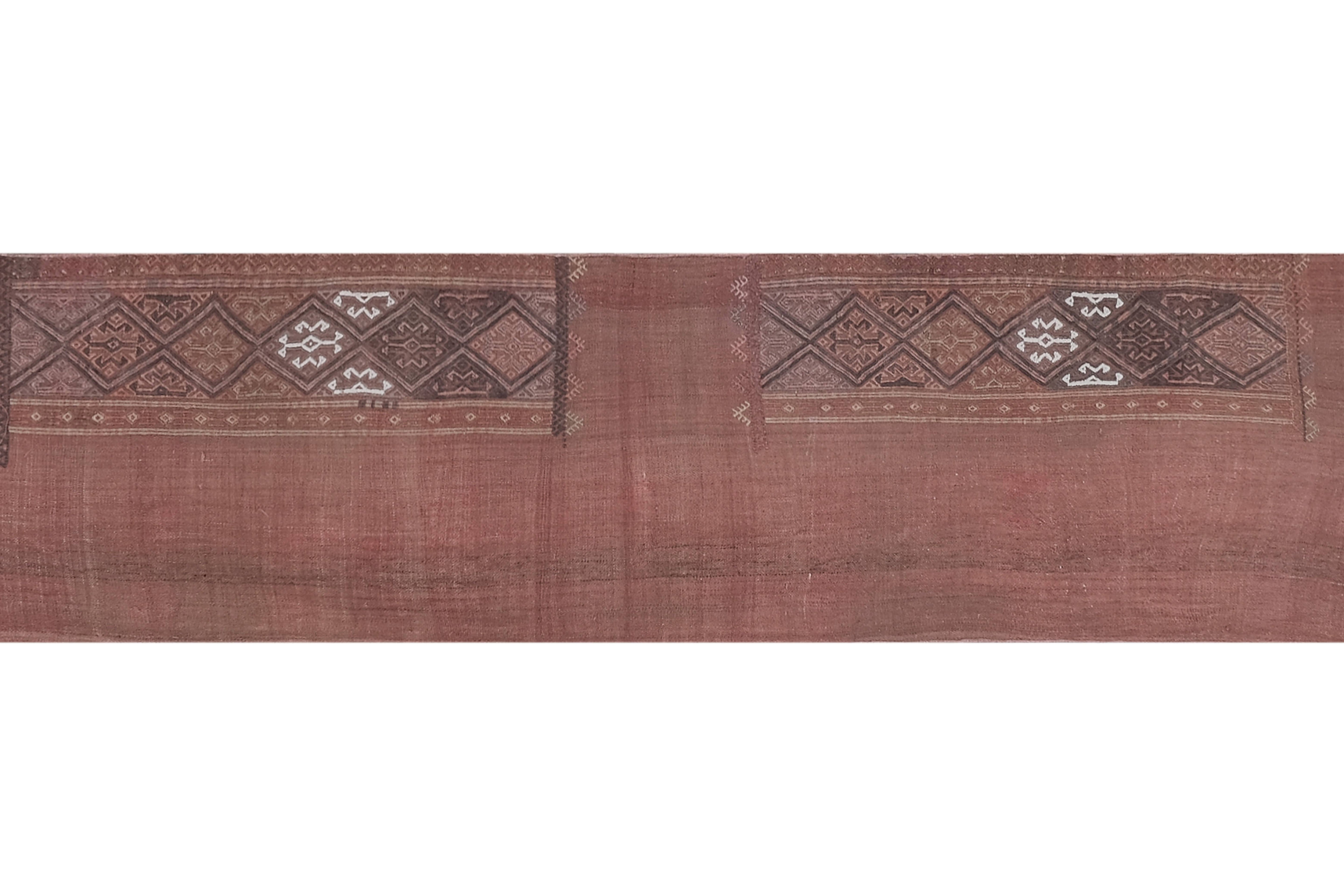 Vintage Kilim Runner 2' x 15'1''