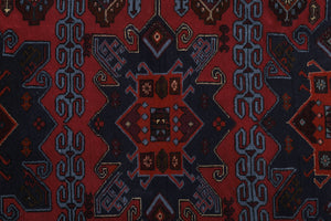Vintage Caucasian Rug 4'3'' x 5'7''