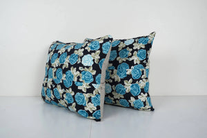 Uzbek Roller Printed Pillow Cover Set of 2 | 18'' x 19''