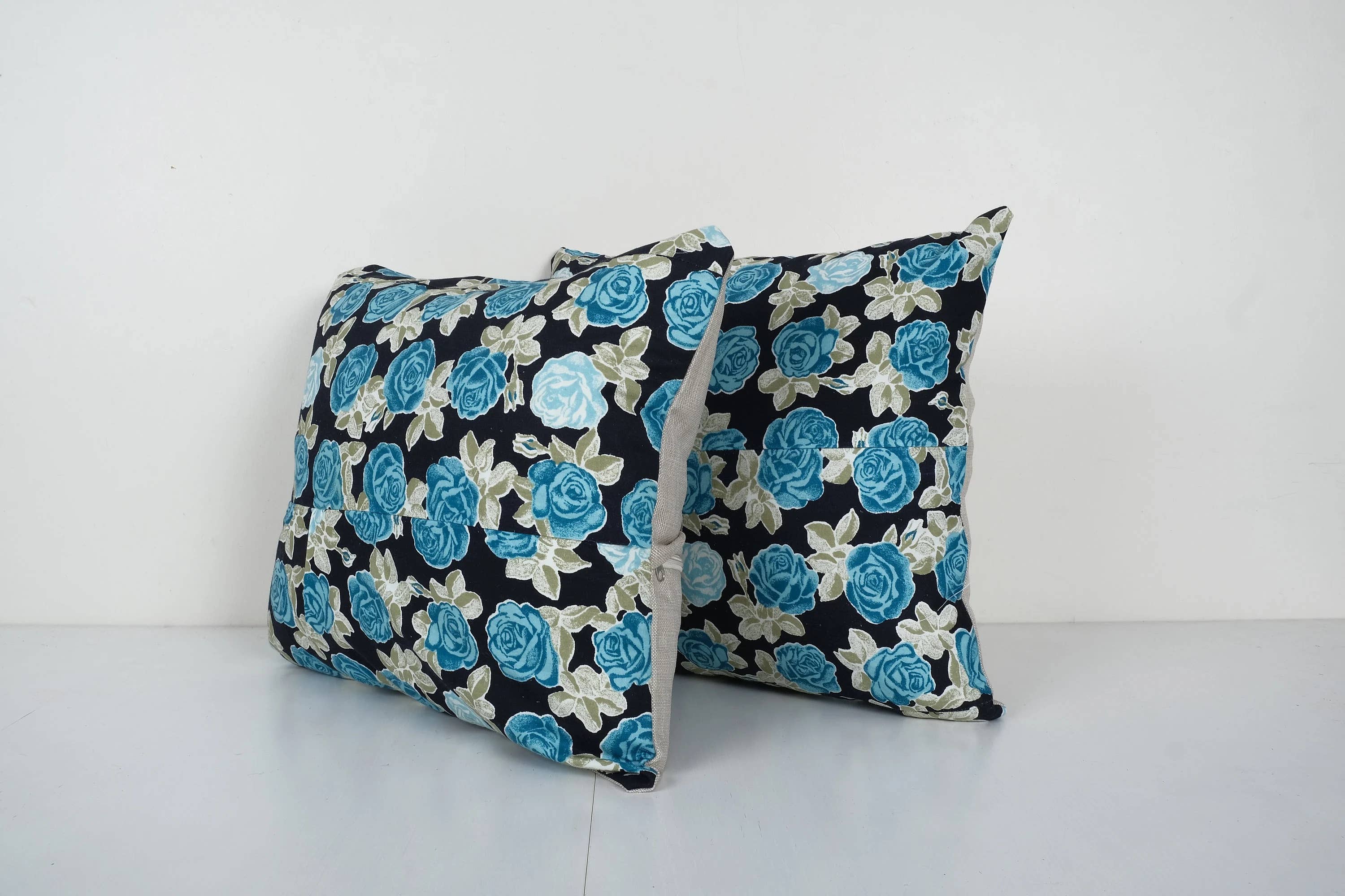 Uzbek Roller Printed Pillow Cover Set of 2 | 18'' x 19''