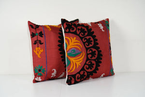Suzani Pillow Cover Set of 2 | 20'' x 20''