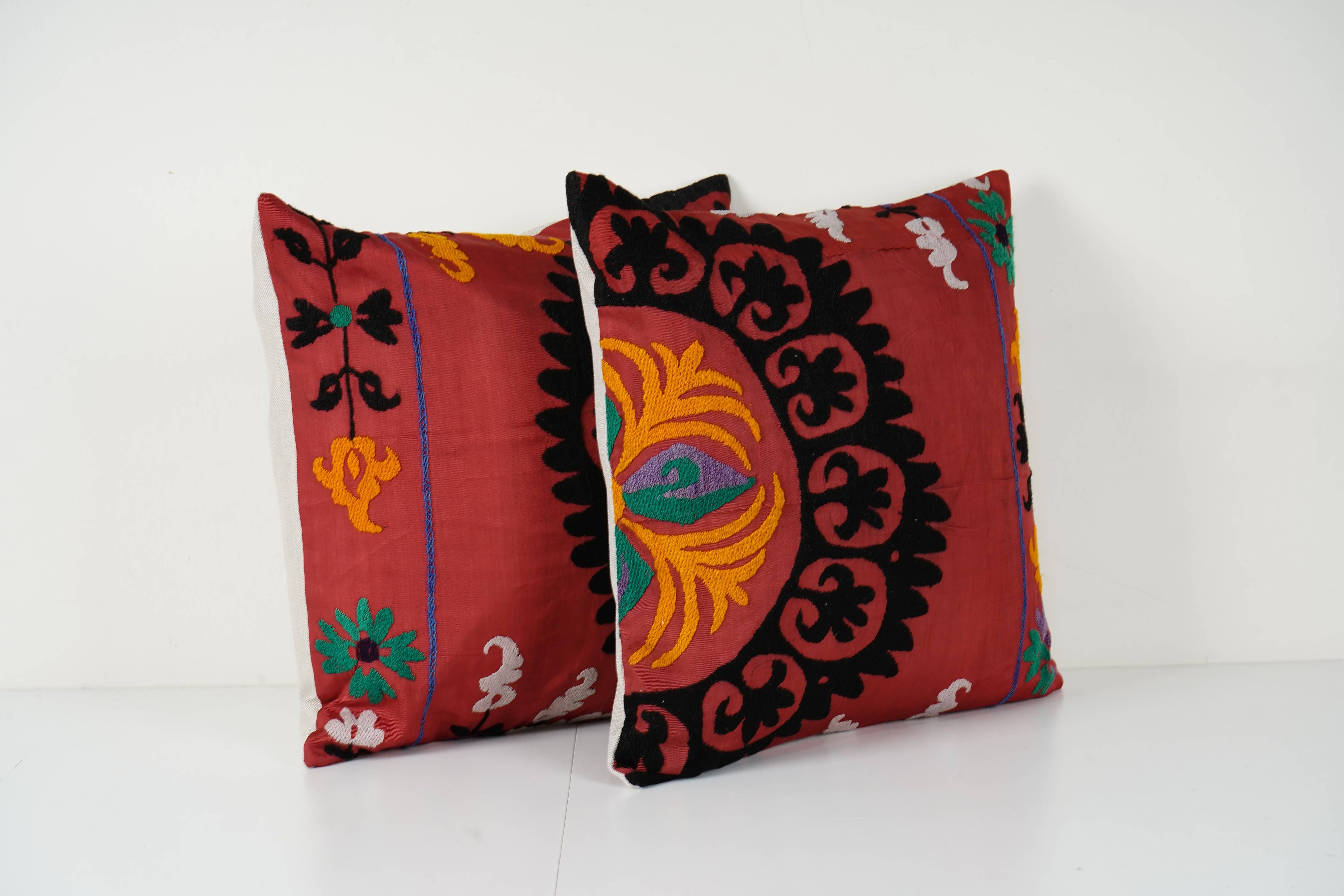 Suzani Pillow Cover Set of 2 | 20'' x 20''